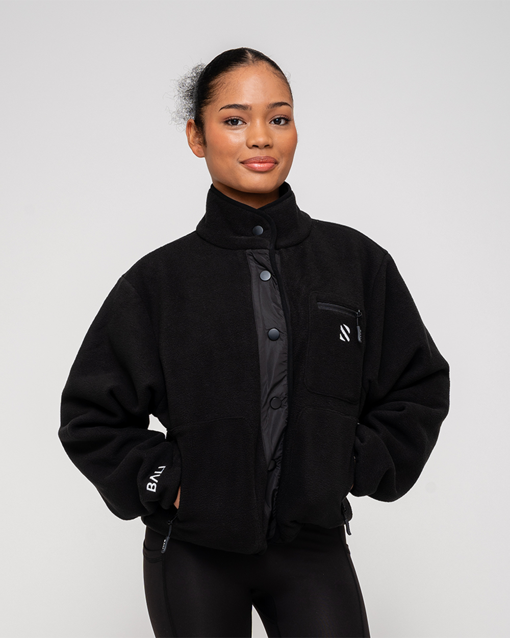 Arctic Fleece in Black