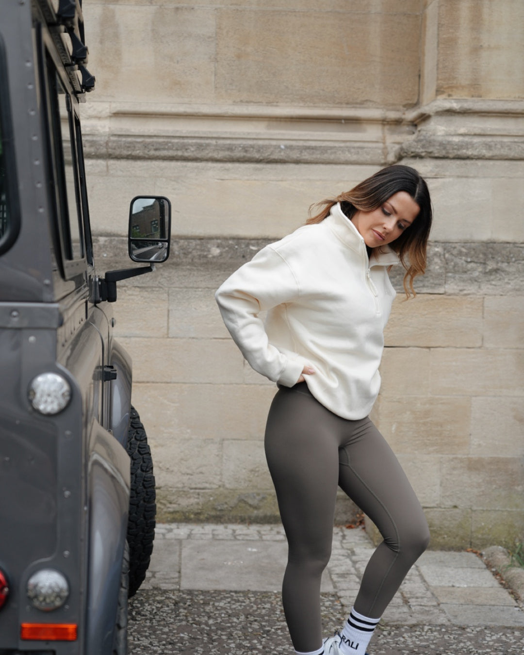 Signature Half Zip and Leggings With Socks