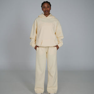 Breeze Hoodie + Straight Leg Joggers Outfit - Vanilla