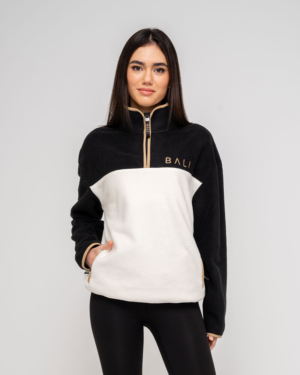 black/cream