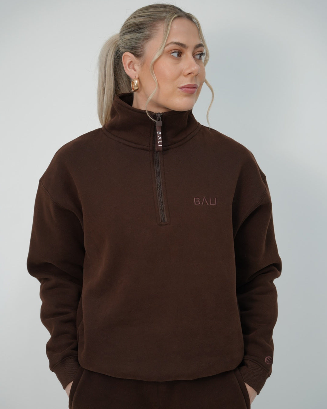 Signature Oversized Half Zip