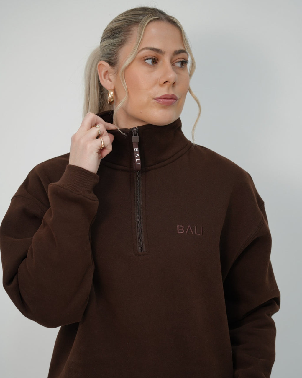 Signature Oversized Half Zip